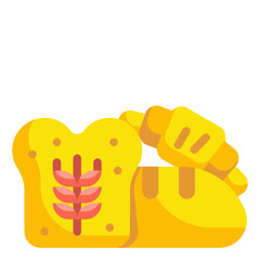 bread flat icon