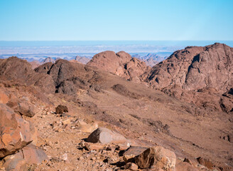 Mountain in Sinai desert Egypt