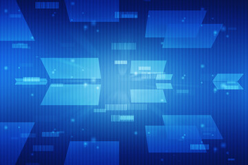 Binary Code Background, Digital Abstract technology background, Big data digital binary code, Internet Data Communication and Transfer background, Futuristic information technology concept