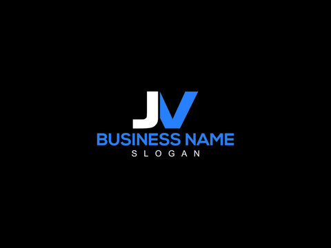 Letter JV Logo, Creative jv Logo Icon Vector Image Design For Company or Business