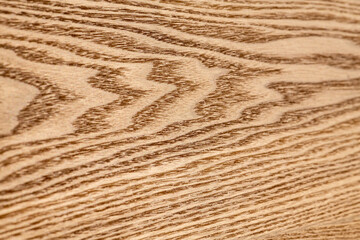 Facade surface of kitchen furniture. Close-up texture Painted with mother-of-pearl varnish Oak Wood for Background.