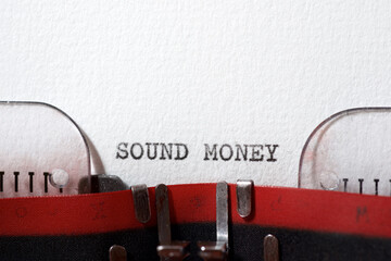 Sound money concept