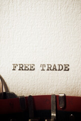 Free trade concept