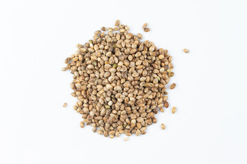 Dried hemp seeds