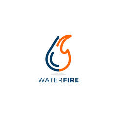 Water Fire Logo