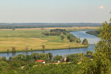 view-panorama - a new vantage point on the Odra-Widuchowa pool, West Pomeranian Voivodeship, Poland