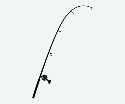 recommend clip art: Fishing rod Printable Vector Illustration. Bass fish with rod club emblem. Fishing theme vector illustration. Fishing Clipart, Fishing rod Symbol, icon