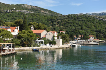 Fototapeta na wymiar Zaton village, Dubrovnik Riviera, Croatia.