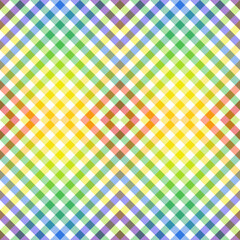 Seamless multicolored pattern. Checkered background. Abstract geometric wallpaper of the surface. Bright colors. Print for polygraphy, posters, t-shirts and textiles. Doodle for design. Greeting cards