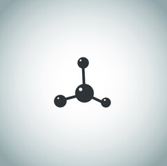 Black school icon on white background