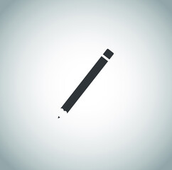 Black school icon on white background