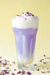 blue flower tea
