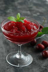 cherry water
ice cherry water
cherry  sorbet
