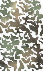 seamless pattern on a white background with abstract silhouettes of green-yellow colors