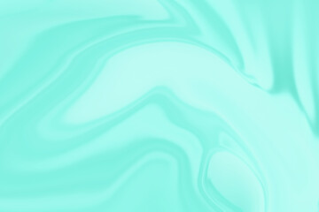 Fototapeta premium Abstract turquoise marble Background. Pastel sunbaked mint pattern. Trendy blue, green Digital fluid art wallpaper