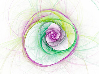 futuristic surreal digital 3d design art abstract background fractal illustration for meditation and decoration wallpaper