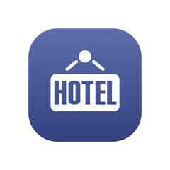 Hotel Sign - Sticker