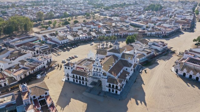 hermita del Roc&iacute;o  from the sky 