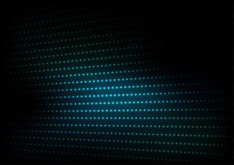 Naklejka premium Futuristic blue dotted lines abstract technology background. Vector illustration