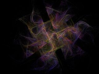 futuristic surreal digital 3d design art abstract background fractal illustration for meditation and decoration wallpaper