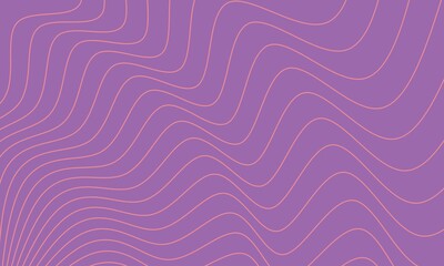 Fototapeta na wymiar Purple abstract background with wavy thin lines texture pattern