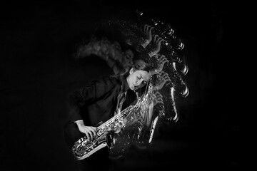 jazz music movement saxophonist