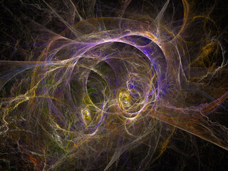 futuristic surreal digital 3d design art abstract background fractal illustration for meditation and decoration wallpaper