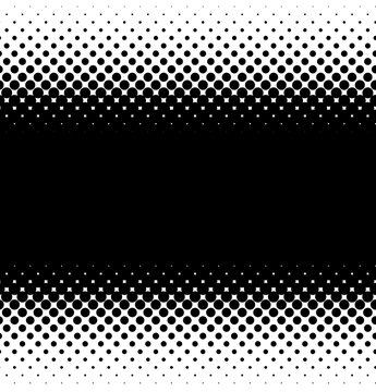 Halftone, screntone comic elefent. Fading, gradation effect