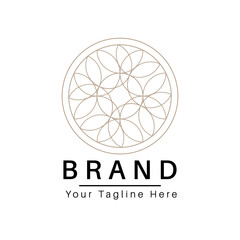 New modern ornament business antique element logo and sign.