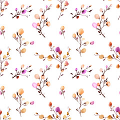 seamless pattern with branches