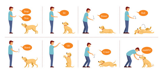 Dog Training with Hand Signals, Basic Dog Command