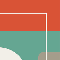 Graphic poster template for design and event