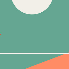 Graphic poster template for design and event