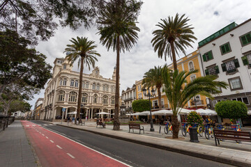 Fototapeta na wymiar Plaza de Cairasco in Las Palmas, Gran Canaria