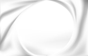 Abstract vector background luxury green cloth or liquid wave or wavy folds of silk texture satin velvet material, luxurious background or elegant wallpaper