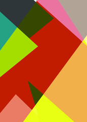 Abstract colorful background with random geometric triangle pattern