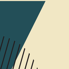 Graphic poster template for design and event