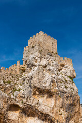Fototapeta na wymiar ruine of castle in zuheros