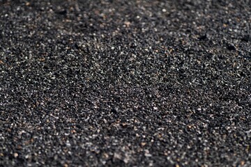 Close up of gravel stones on ground background texture