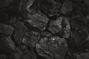beautiful abstract background texture of nature black dark stone wall