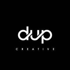 DUP Letter Initial Logo Design Template Vector Illustration