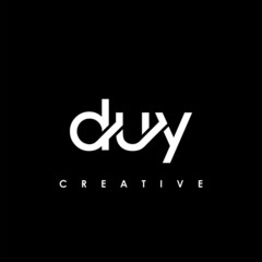 DUY Letter Initial Logo Design Template Vector Illustration