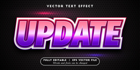Text effects 3d update, editable text style