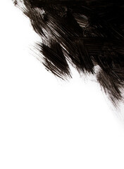 oil paint brush strokes isolated on white background hand drawn acrylic paint brush Red brush stroke isolated on grunge background