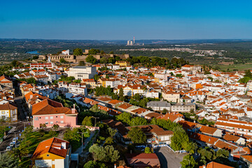 Aerial view from Abrantes Tower, Portugal