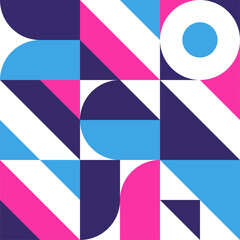 Obraz premium Abstract background. Colorful geometric mural wallpaper. Eps10 vectorAbstract background. Colorful geometric mural wallpaper. Eps10 vector