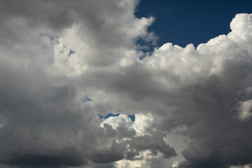 Fototapeta na wymiar Clouds in the sky. Storm clouds.
