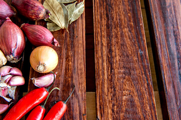 Different seasonings and spices for cooking.