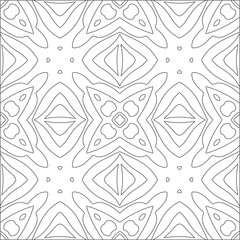 Vector geometric pattern. Repeating elements stylish background abstract ornament for wallpapers and backgrounds. Black and white pattern.

