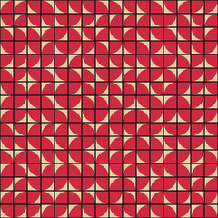 Abstract Geometric Pattern generative computational art illustration